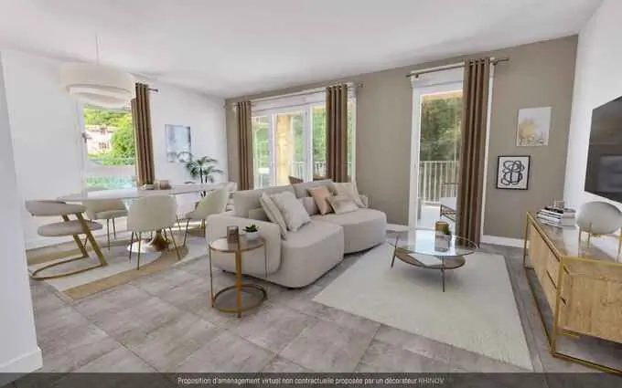 Un appartmeent idéal à vivre ou investir à Maubec à Bourgoin-Jallieu (38300)