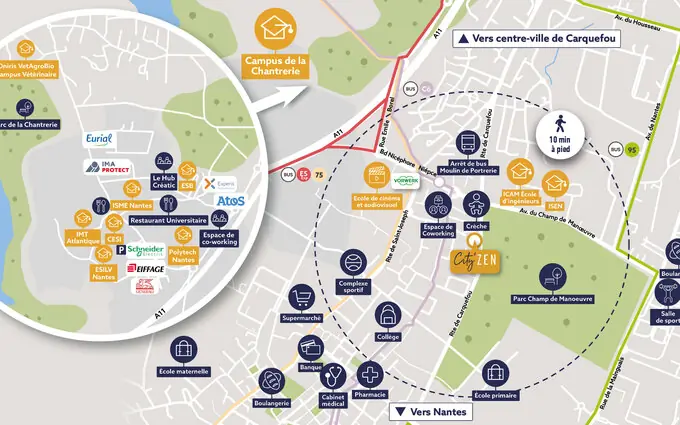 City'zen nantes chantrerie à Nantes