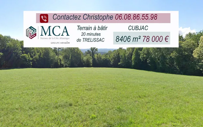 Terrain à partir de 8406m² à Trélissac à Trélissac