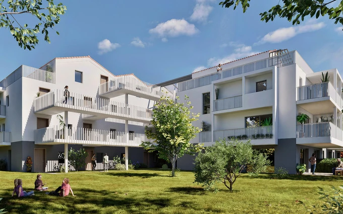 Bayonne quartier Arrousets sur la rive droite de l'Adour à Bayonne