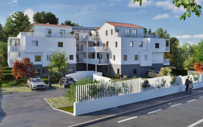Bayonne quartier Arrousets sur la rive droite de l'Adour à Bayonne