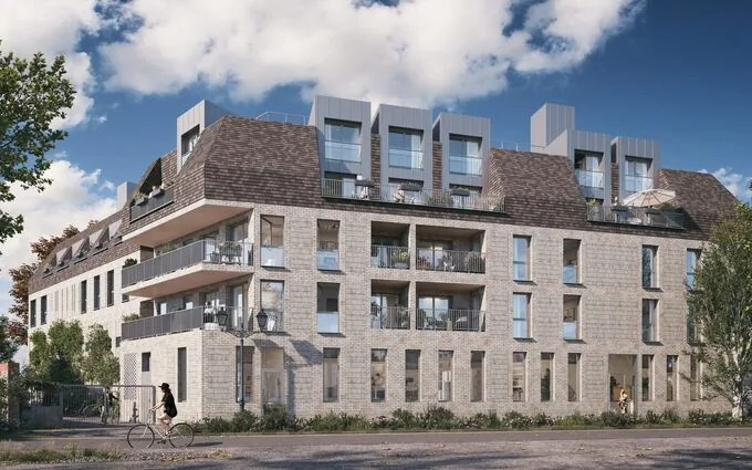 Cabourg en coeur de ville au début de l'avenue de la mer à Cabourg