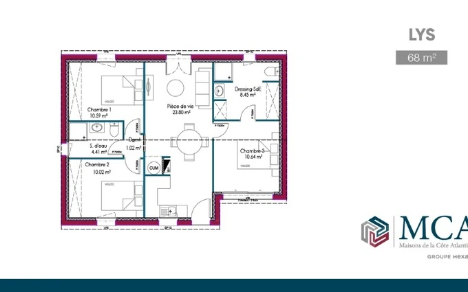 Terrain à partir de 529m² à Tercis-les-Bains à Tercis-les-Bains