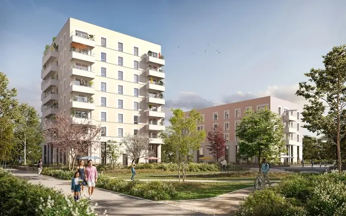 Jardin des eaux vives - brs - t2 à Huningue
