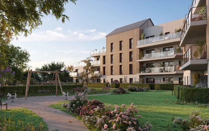 Les terrasses du court à Thorigné-Fouillard